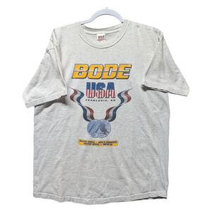 2002 Bode Miller USA Olympic Ski T shirt